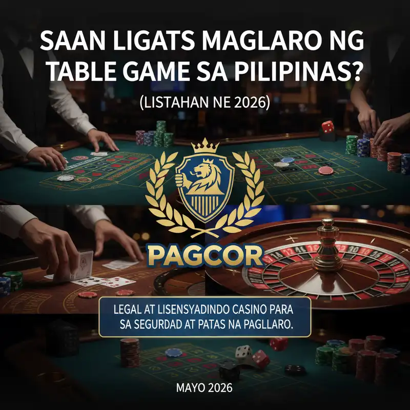 Ligtas na Table Game sa Pilipinas 2026